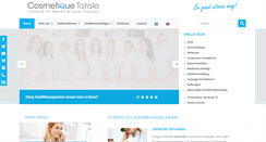 Desktop Screenshot of cosmetique-totale.nl