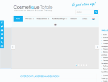 Tablet Screenshot of cosmetique-totale.nl